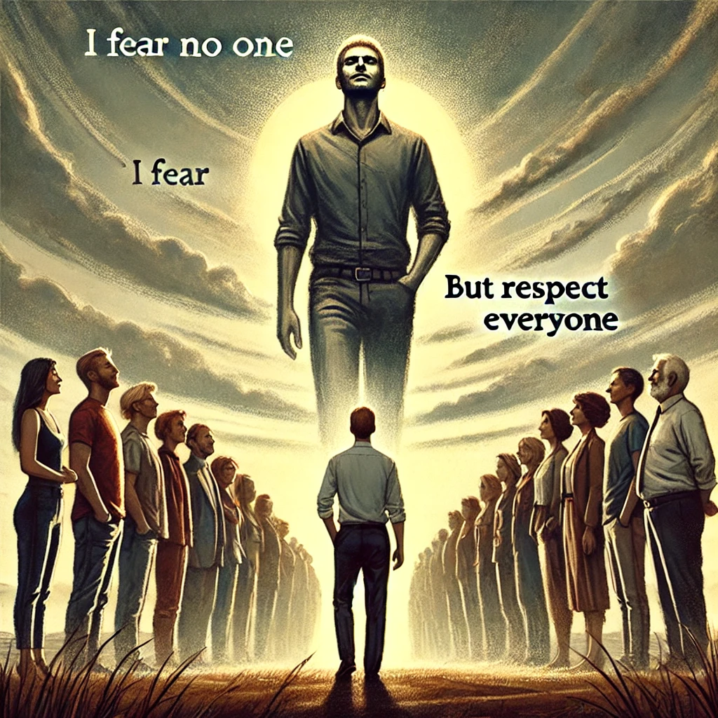 I Fear No One But Respect Everyone - Tymoff