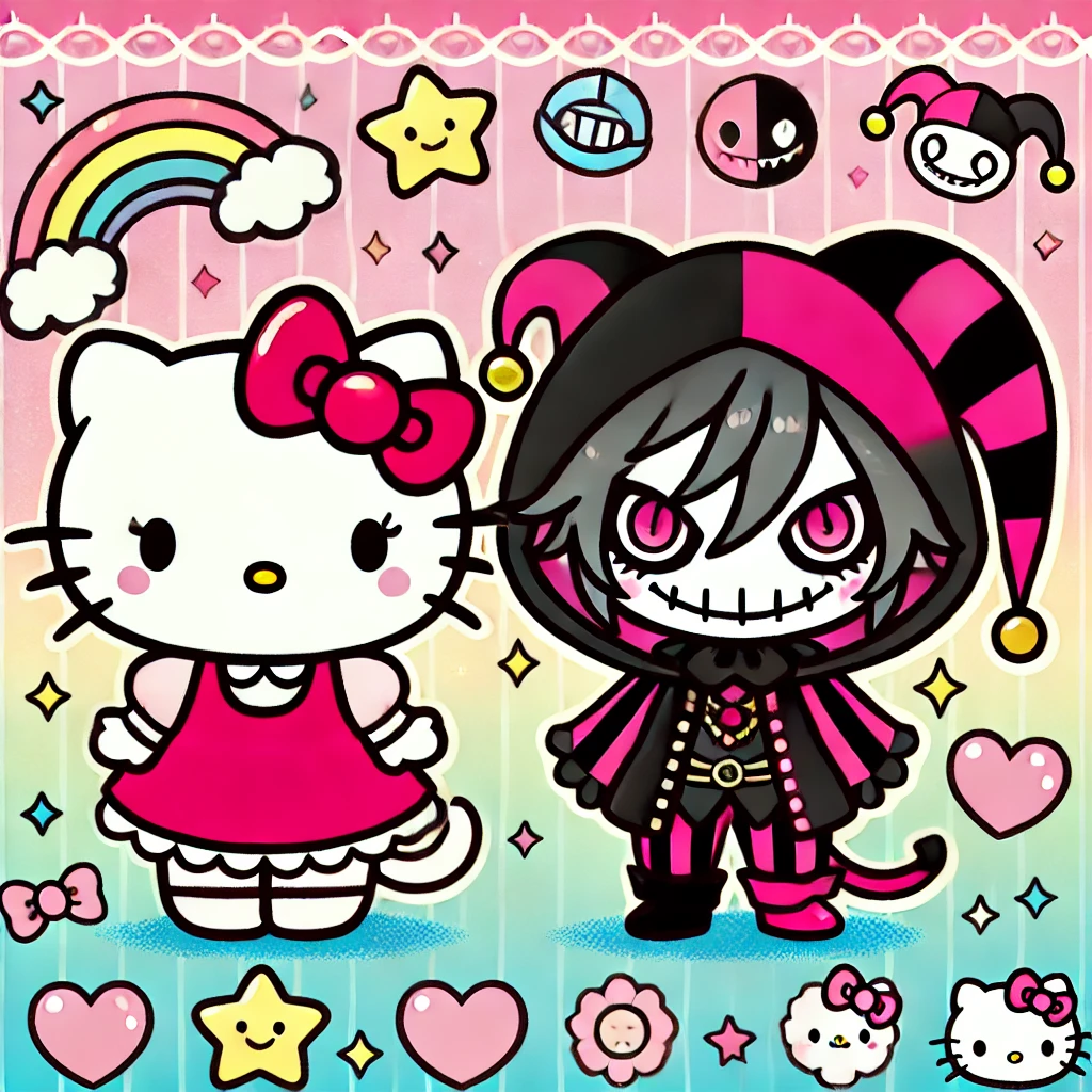 Kuromi:fox5ydxdt58= hello kitty